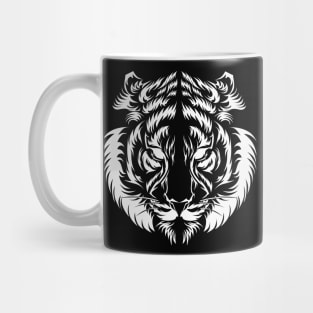White tiger Shirt Mug